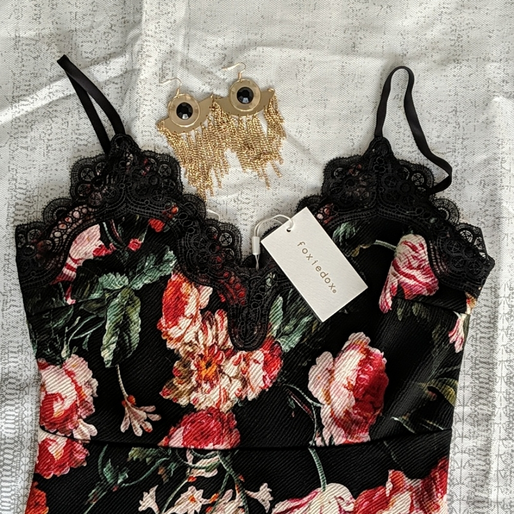 Foxiedox Anthropologie Floral Dress NWT! - Picture 4 of 9